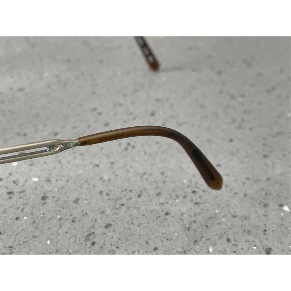 Alfred Sung Italy BRZ CEN 50-19-130 Metal Full Rim Eyeglasses Frames ONLY Bronze